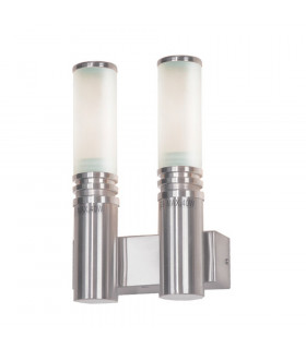 Inox 2 Light Outdoor Modern Wall Light Aluminum IP44