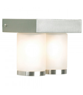 Twin Head Bathroom Wall Light Aluminum IP44