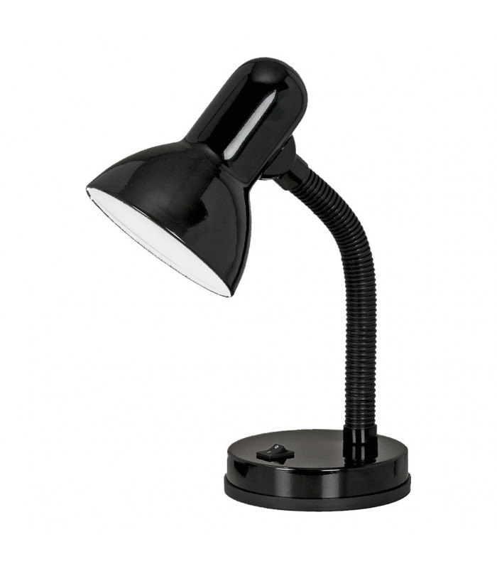 Basic 1 Light Modern Adjustable Task Table Lamp Black with Switch, E27
