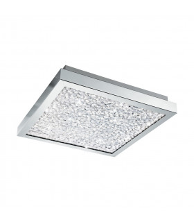 Cardito LED Flush Ceiling Light Chrome