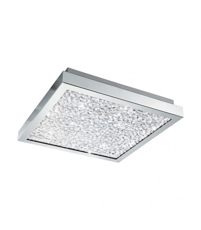 Cardito LED Flush Ceiling Light Chrome