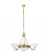 Savoy 5 Light Traditional Multi Arm Ceiling Pendant Light Bronzed, E14