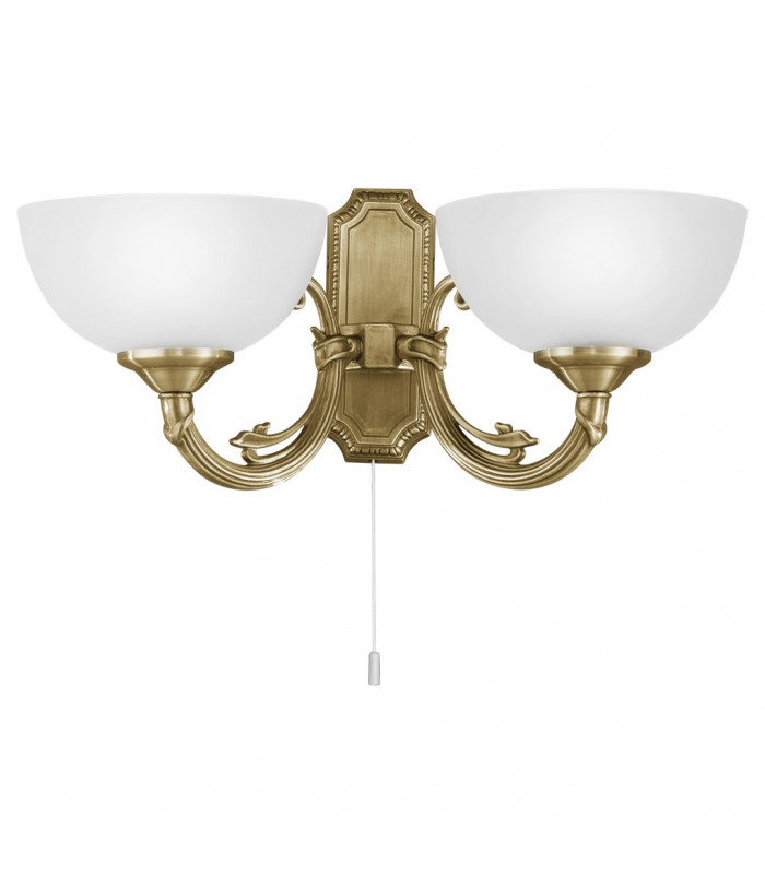 Savoy 2 Light Indoor Wall Light Bronzed, E14