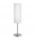 Troy 1 Light Glass Table Lamp Satin Silver, E27 - EU Stock