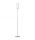 Troy 1 Light Glass Table Lamp Satin Silver, E27 - EU Stock