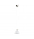 Brenda 1 Light Dome Ceiling Pendant Satin Nickel, E27