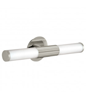 Palmera 2 Light Indoor Wall Light Satin Nickel IP44, E14