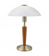 Solo 1 Light Wood Table Touch Lamp Bronzed, Nut, E14