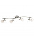 Dakar 4 Light Ceiling Spotlight Satin Nickel, E14