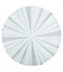 Mars 1 Light Traditional Flush Wall / Ceiling Light White and Satin Glass, E27