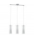 Pinto 3 Light Ceiling Pendant Bar Polished Chrome, E27