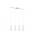 Pinto 4 Light Ceiling Pendant Bar Polished Chrome, E27