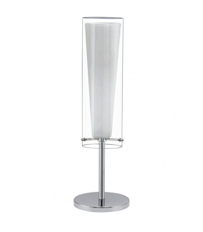 Pinto 1 Light Table Lamp Polished Chrome, E27