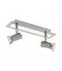 Rottelo 2 Light Adjustable Spotlight Chrome, Satin Nickel, GU10