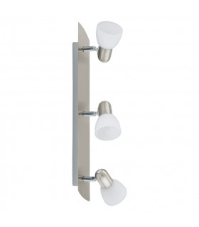 Enea 3 Light Triple Adjustable Spotlight Bar Satin Nickel, E14