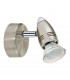 Magnum 1 Light Spotlight with Chrome and Satin Nickel Finish, GU10