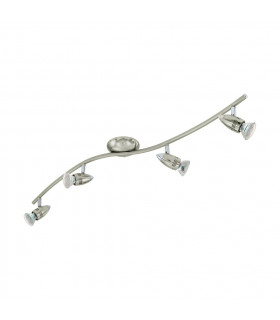 Magnum 4 Light Spotlight with Chrome and Satin Nickel Finish, GU10