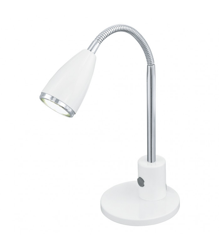 Fox 1 Light Table Lamp Chrome, White, GU10