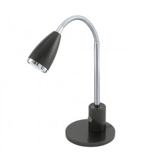 Fox 1 Light Table Lamp Chrome, Anthracite, GU10