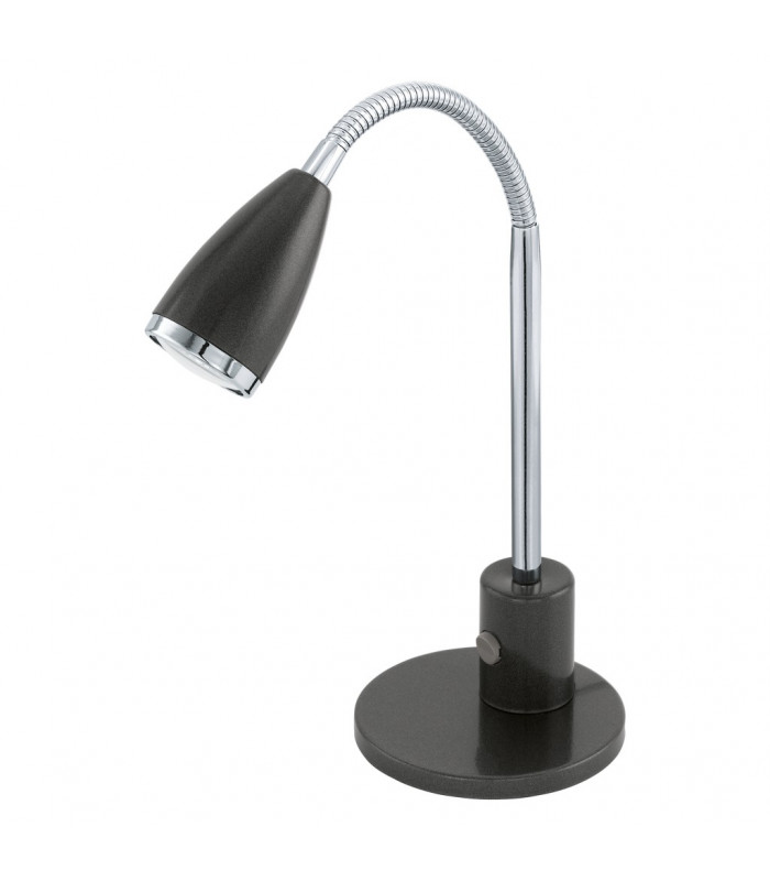 Fox 1 Light Table Lamp Chrome, Anthracite, GU10