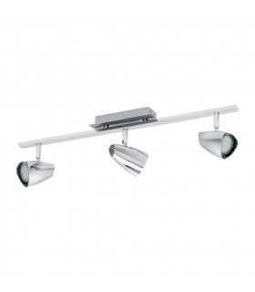 Corbera 3 Light Triple Retro Spotlight Chrome, GU10