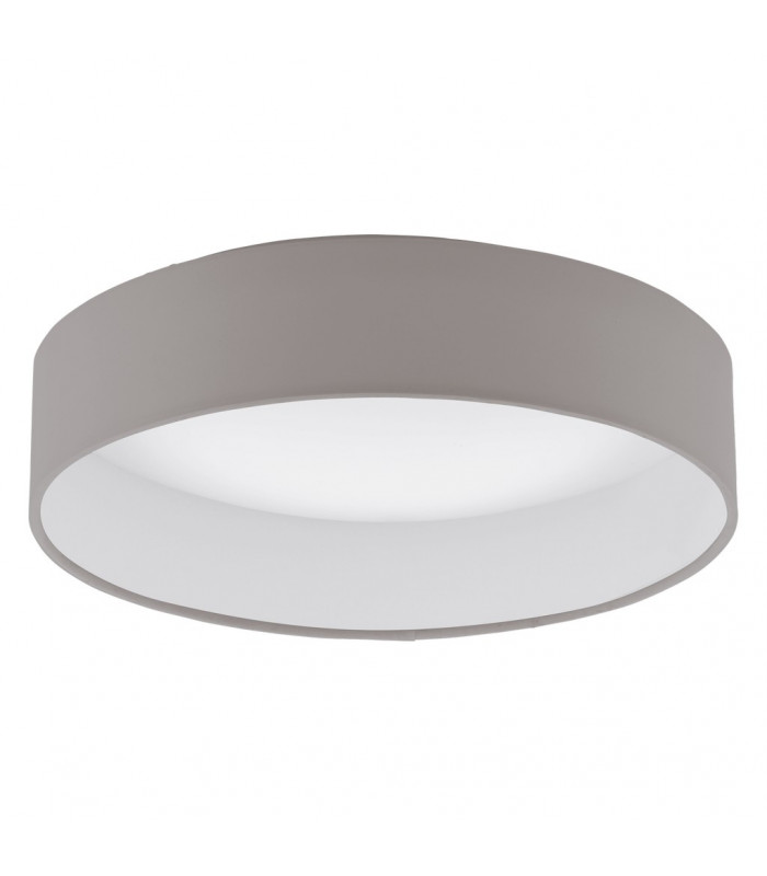 Palomaro LED Flush Ceiling Light White, Fabric