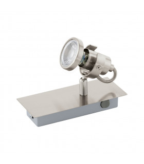 1 Light Indoor Wall Light Satin Nickel, GU10