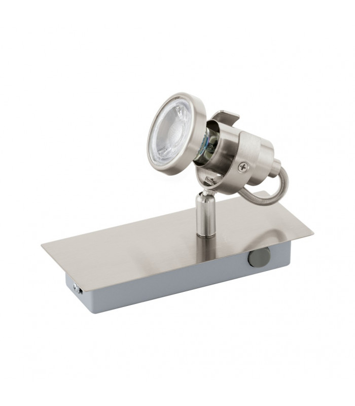 1 Light Indoor Wall Light Satin Nickel, GU10