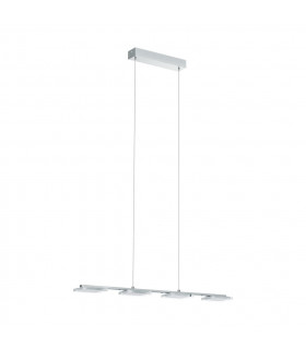 Cartama LED 4 Light Ceiling Pendant Bar Polished Chrome