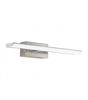 Tabiano LED Light Bathroom Over Mirror Wall Light Satin Nickel
