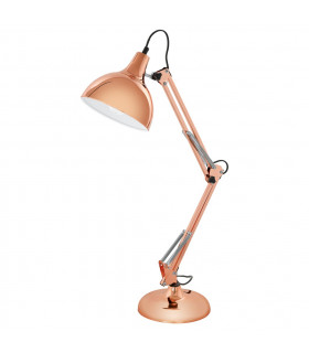 Borgillio 1 Light Adjustable Table Lamp Copper, E27