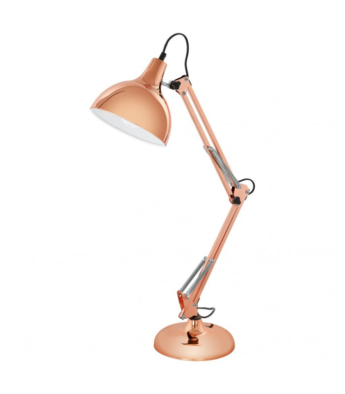 Borgillio 1 Light Adjustable Table Lamp Copper, E27