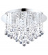 Almonte 4 Light Bathroom Ceiling / Mirror Wall Light Chrome, Crystal IP44, G9 - EU Stock
