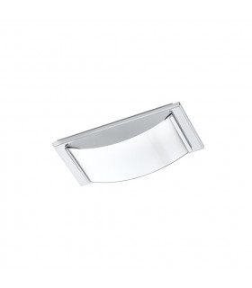 LED Bathroom Ceiling / Mirror Wall Light Chrome with Opal Glass IP44