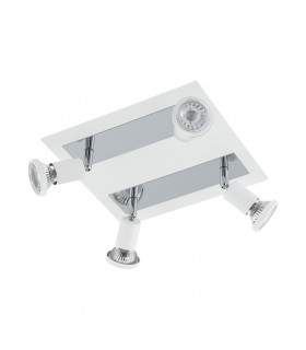 Sarria 4 Light Spotlight Chrome, White, GU10 - EU Stock