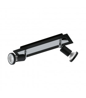 Sarria 2 Light Spotlight Chrome, Black, GU10