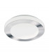 LED Round Bathroom Ceiling Light Chrome, White IP44