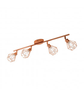 LED 4 Light Spotlight Copper, G9 - EU Stock
