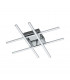 Lasana Integrated LED Flush Wall / Ceiling Light Chrome