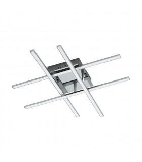 Lasana Integrated LED Flush Wall / Ceiling Light Chrome