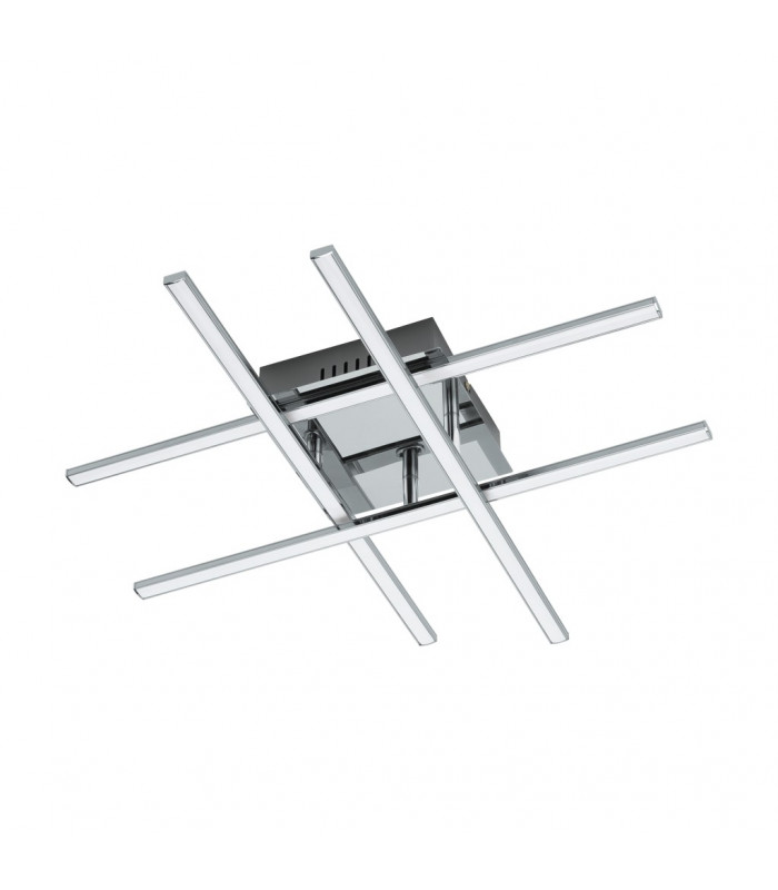 Lasana Integrated LED Flush Wall / Ceiling Light Chrome