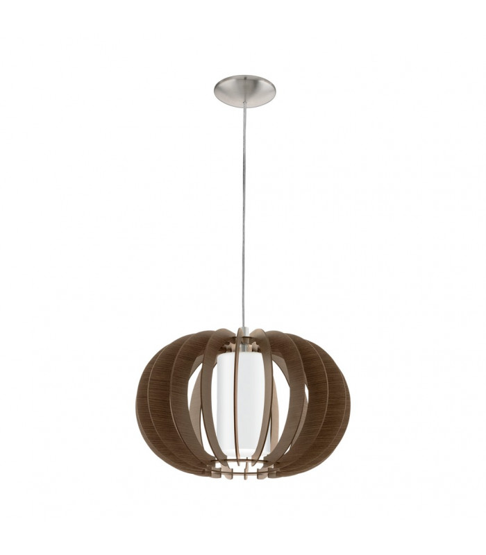 Stellato 1 Light Spherical Ceiling Pendant Satin Nickel, E27