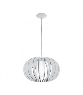 Stellato 1 Light Spherical Ceiling Pendant White, E27