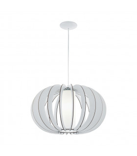 Stellato 1 Light Medium Spherical Ceiling Pendant White, E27