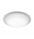 Magitta LED Flush Ceiling Light White and Satin Glass