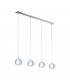 Conessa 4 Light Ceiling Pendant Bar Chrome, GU10