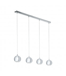 Conessa 4 Light Ceiling Pendant Bar Chrome, GU10