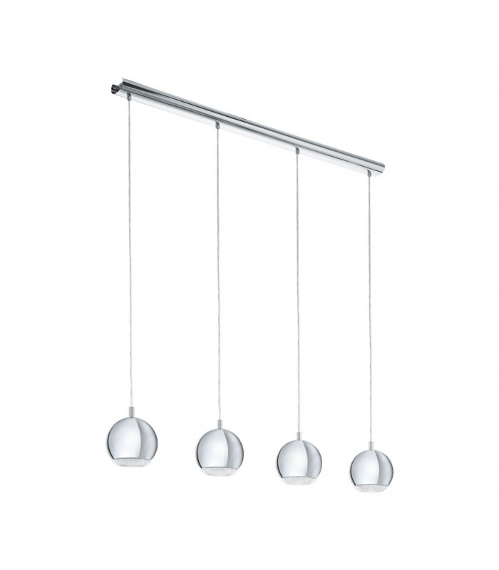 Conessa 4 Light Ceiling Pendant Bar Chrome, GU10