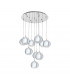 Conessa 10 Light Cluster Pendant Chrome, GU10