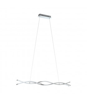 Lasana LED 3 Light Ceiling Pendant Bar Chrome